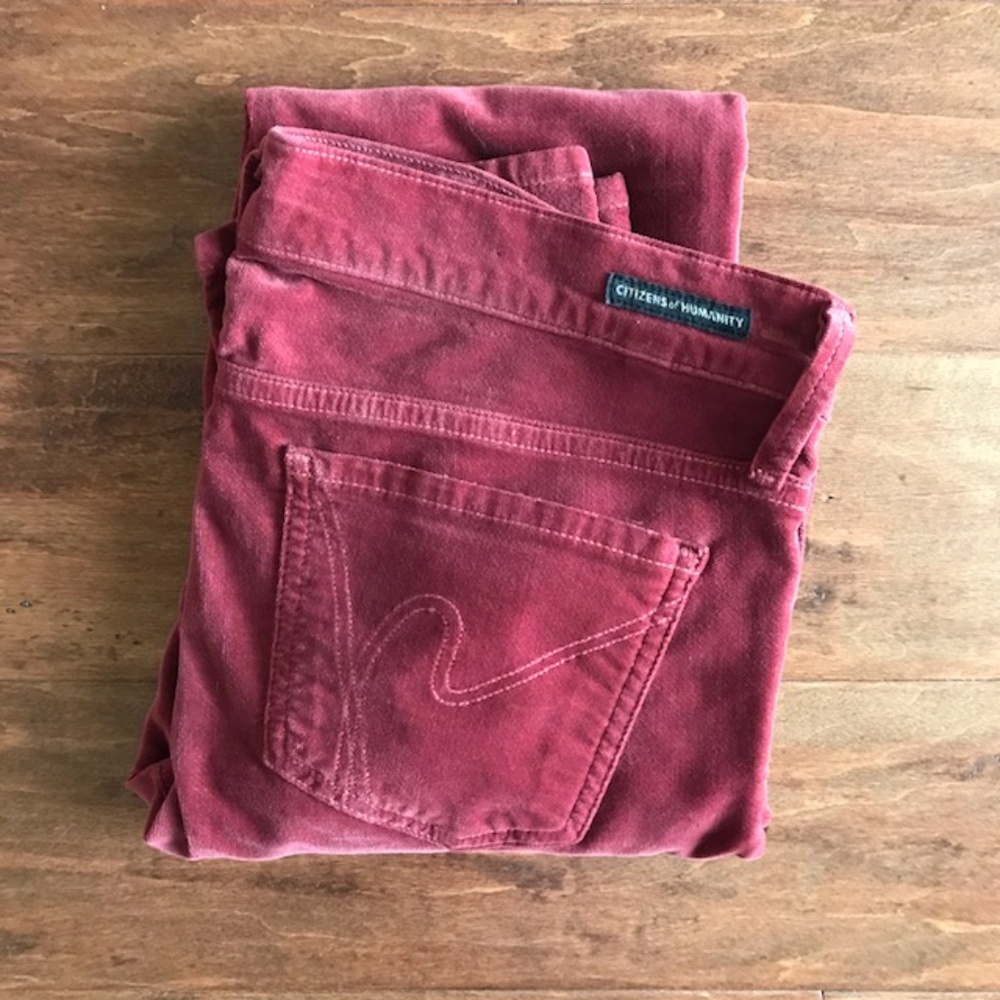 Citizens Of Humanity Red Skinny Pants - Picture 2 of 6